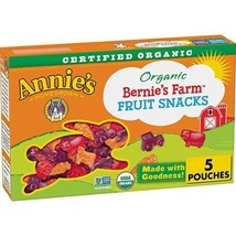 Annie&#39;s Homegrown Organic Bernie&#39;s Farm Fruit Snacks - 0.8oz 5ct - £27.58 GBP