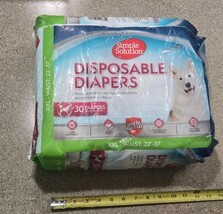 Simple Solution Disposable Diapers for female dogs Size XXL - $19.80