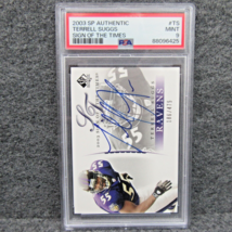 2003 SP Authentic Signs Of The Times Auto Terrell Suggs Rookie RC /475 PSA 9 #TS - £162.60 GBP