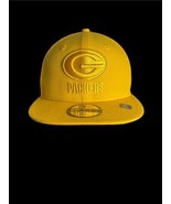 Green Bay Packers New Era Color Pack 59FIFTY Fitted Hat - Yellow Size 6 7/8 - $29.99