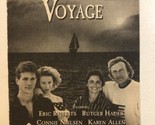 Voyage Vintage Tv Guide Print Ad Eric Roberts Rutger Hauer Karen Allen T... - $5.93