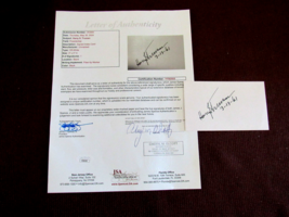 HARRY TRUMAN 33TH US PRESIDENT SIGNED AUTO VINTAGE INDEX CARD JSA LOA BE... - $593.99