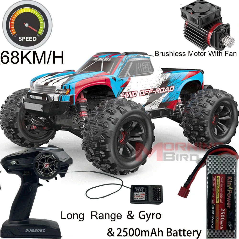 MJX Hyper Go 16208 Updated Version  Brushless 1/16 RC Car 2.4G Remote Control - £187.22 GBP+