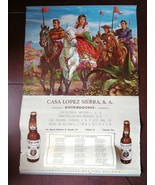 Vintage Corona Beer Wall Calendar Mexican Guadalupe La Chinaca folk art ... - £87.59 GBP