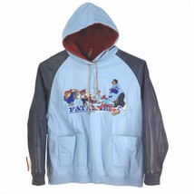 Platinum Fubu, Fat Albert And The Junkyard Gang, Men&#39;s Cowhide Leather Hoodie, F - £505.53 GBP+