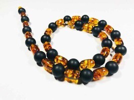Amber necklace Natural Baltic Amber mixed pressed amber  beads Bracelet - £94.98 GBP