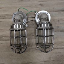 Vintage Wall Light – Daeyang Aluminium Nautical Passageway Lamp Set of Two - £115.09 GBP