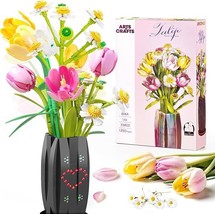 Baka 33802 Tulips Flowers Bouquet Building Set - Home Decor Gifts. 1250 piecies - $29.99