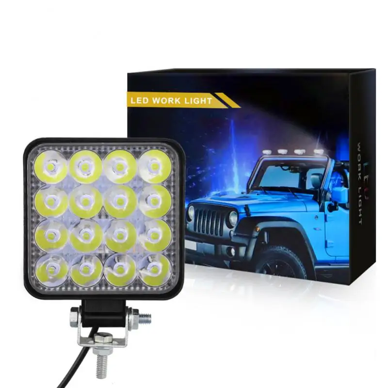 Superbright Universal Waterproof LED Car Work Light - 48W, 16 Lights - £11.60 GBP