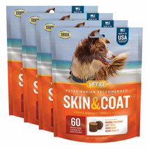 VETIQ Skin and Coat Hickory Smoke Flavored Soft Chews for Dogs, 240-count - £38.35 GBP