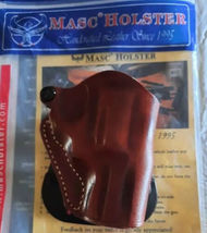 Fits Taurus PT85 M85 38 Special Revolver 2”BBL Leather Paddle Holster #1061# RH image 2