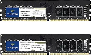 Timetec 64GB KIT(2x32GB) DDR4 3200MHz (or 2933MHz or 2666MHz) PC4-25600 ... - $213.99