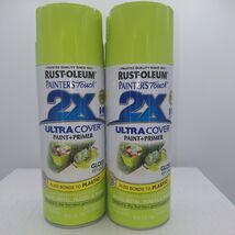 Rust-Oleum Painter's Touch 2X Gloss Key Lime Spray Paint 12 oz New 2 Cans - $23.76