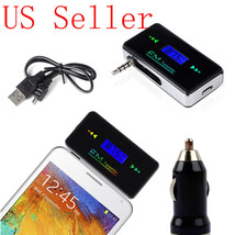 Wireless Fm Transmitter 3.5Mm Radio Adapter Car Charger For Samsung Gala... - £22.30 GBP