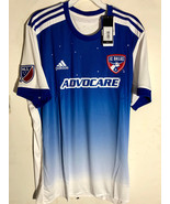 Adidas MLS Jersey Dallas FC Team Blue men&#39;s size XL - £11.59 GBP
