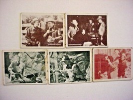 (5) Different 1950 Hopalong Cassidy cards-VG - £11.27 GBP