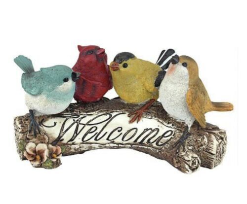 Primary image for Four Birds Welcome Statue (dt) m12