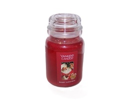 Yankee Candle Merry Christmas Large Jar Candle 22 oz - £23.91 GBP