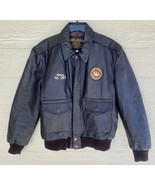 1987 US ARMY AIR FORCE FLYERS MEN&#39;S LEATHER TYPE A-2 FLIGHT JACKET - SIZ... - $237.24 CAD
