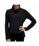 Adidas Shirt Large Womens NEW Funnel Neck Knit Turtleneck Sweatshirt Cozy - £27.70 GBP