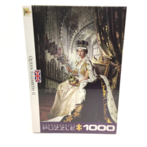 Eurographics Queen Elizabeth II 1000 Piece Puzzle NEW Sealed 19 1/4&quot; x 2... - £15.06 GBP