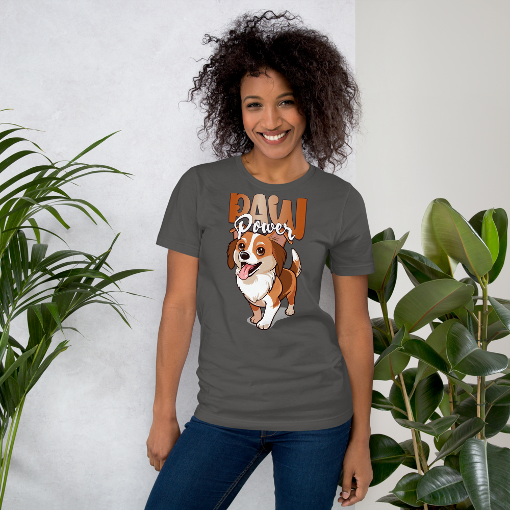Unisex T-Shirt – Paw Power Asphalt Item image 15