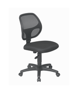 Ergonomic Mesh Back Task Chair with Adjustable Fabric Seat - $199.99