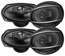 4x Pioneer 1500W MAX Power Total 5-Way 6x9&quot; Car Audio Speaker 2-Pairs 6x9 inch - £238.99 GBP