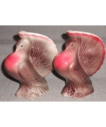 PAIR 1950s-60s Royal Copley POUTER PIGEON FIGURAL PLANTERS Made in USA  - $53.77 CAD