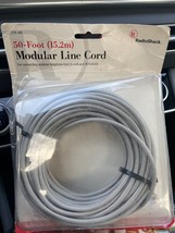 RCA 50&#39; Modular Line Cord Only, No Plugs  RCA TP050  New In package - $7.13