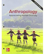 Looseleaf for Anthropology: Appreciating Human Diversity [Loose Leaf] Ko... - $65.39 CAD