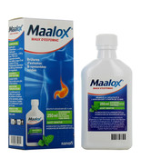 Maalox Stomach Ache - For Heartburn &amp; Acid Reflux - 250 ml - Mint Flavor - $36.00 CAD