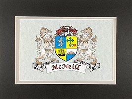 McNeill Irish Coat of Arms Print - Frameable 9&quot; x 12&quot; - $19.55