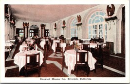Spagnolo Dining Room Glenwood Missione Pensione Riverside Ca Unp Wb Cartolina L3 - £2.36 GBP