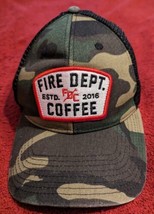 FIRE DEPARTMENT COFFEE CAMO HAT CAP SNAPBACK (rc1) - £10.25 GBP