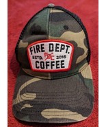 FIRE DEPARTMENT COFFEE CAMO HAT CAP SNAPBACK (rc1) - £10.11 GBP