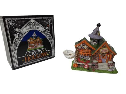 Midwest Creepy Hollow  CAMPING STORE Halloween Miniature House Village