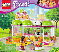 Instruction Book Only for LEGO Friends Heartlake Juice Bar 41035 - $6.50