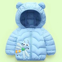 2022 Autumn Winter Kids Down Jackets For Boys Girls fly Hooded Zipper Outerwear  - £58.07 GBP