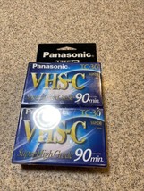 2 Panasonic SHG TC-30 VHS-C Compact Video Cassettes NEW SEALED - $11.75
