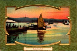 &#39;Ready for a Sail&#39; Vintage Postcard - bk45 - £2.33 GBP