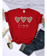 Spread More Love Every Day Printing T-Shirt Women Casual Breathable T sh... - $23.96 CAD