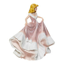 Disney Cinderella Figurine w Pink Dress 70th Anniversary Collectible 7.75" Tall image 6