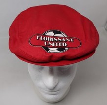 Vintage Florissant United Soccer Club Missouri Golf Hat Flat Cap 1970s S... - $38.80