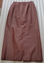 Kay Unger Petite Purple Silk Long Maxi Skirt  Size 6P - £15.81 GBP