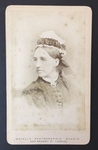 Antique CDV Picture of Old Woman in Victorian Style Fashion Mayall&#39;s London - $9.00