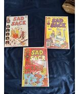 RARE  Sad Sack, Loved By Millions Issues #223, 271, 278    Baker,    1982 - $3.72