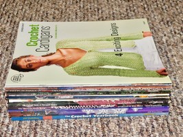 Lot 19 American School of Needlework Crochet Books Booklets Patterns Afg... - $59.39
