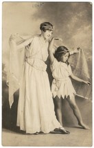 1925 Young Girls Posing - RPPC Real Photo Postcard - AZO - Both Girls Named - $9.49