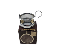 Vintage STAINLESS STEEL MESH BALL 3&quot; TEA INFUSER BALL w Original Box No.... - $199.72 MXN